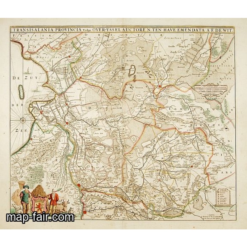 Transisalania provincia vulgo Over-Yssel auctore N.ten Have