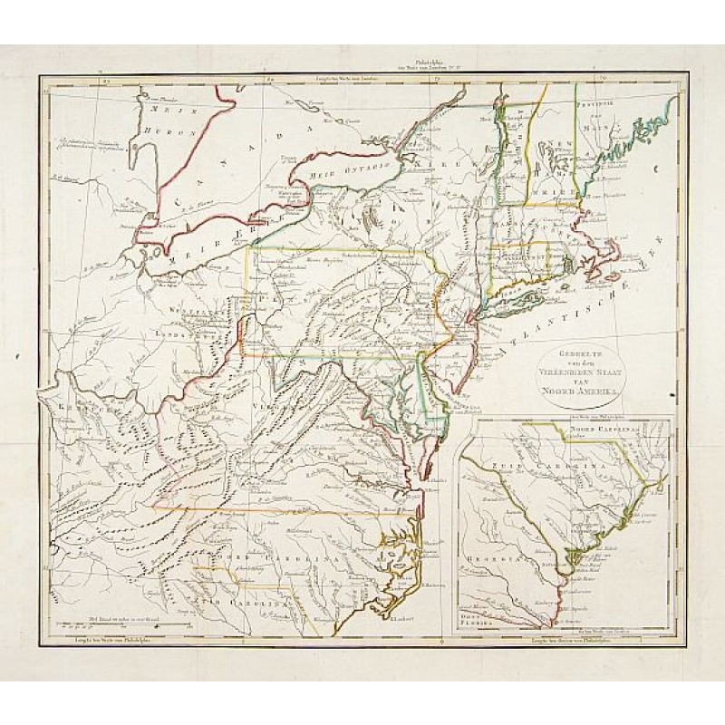 Gedeelte van den Vereenigden Staat van Noord Amerika.