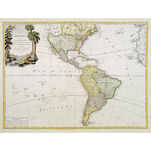 L'Amerique divisée en ses principaux Etats..