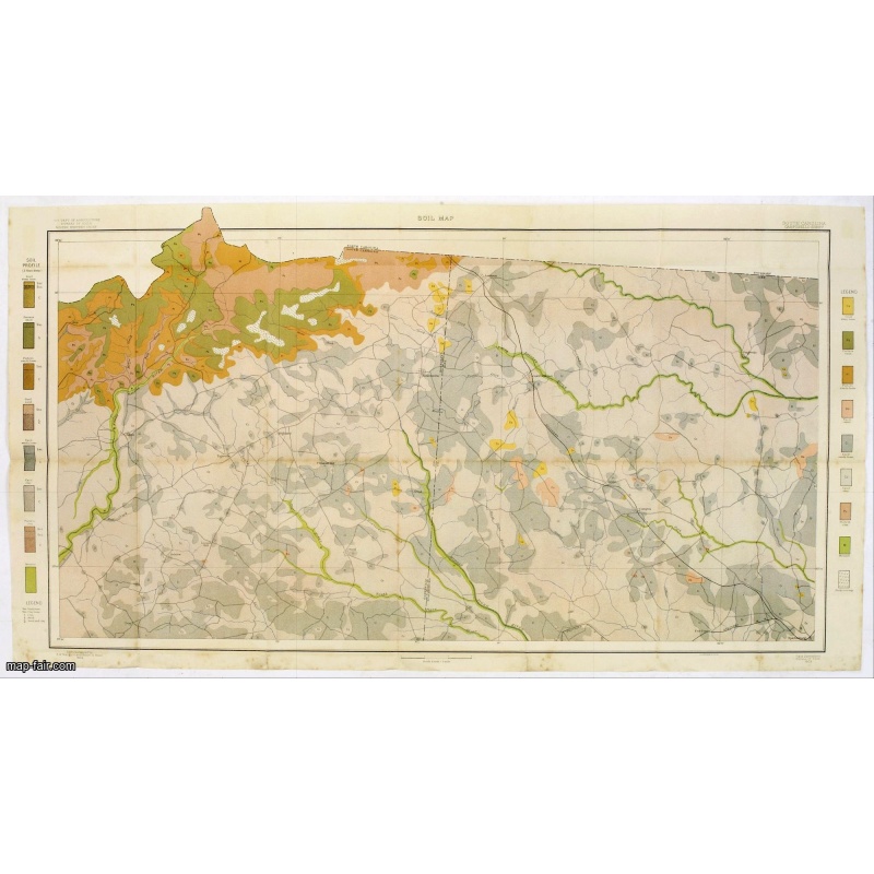 Soil map - South Carolina Campobello Sheet.
