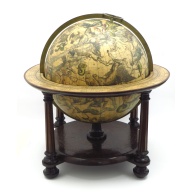 Celestial table globe. URANOGRAPHIA / SYDERUM ET STELLARUM / in Singulis Syderibus conspicuarum / exhibens Delineationem accuratissimam...
