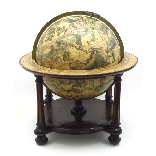 Celestial table globe. URANOGRAPHIA / SYDERUM ET STELLARUM / in Singulis Syderibus conspicuarum / exhibens Delineationem accuratissimam...