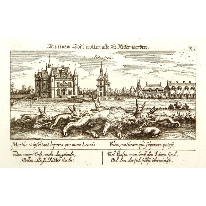 In einem Todt wollen alle zu Ritter werden.