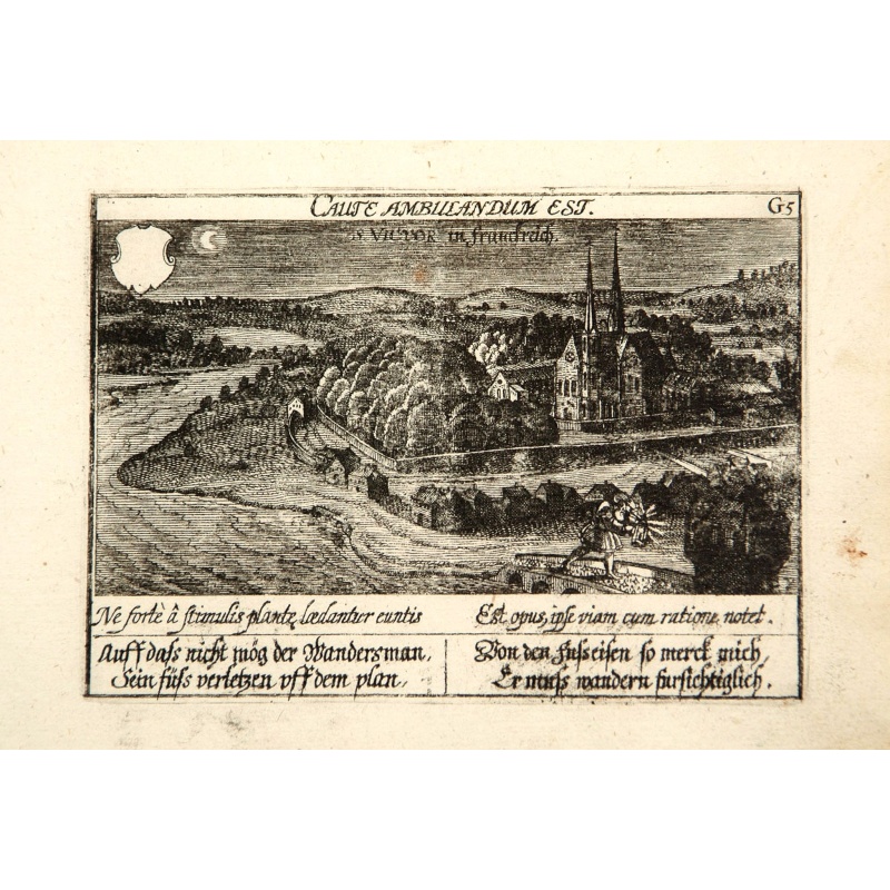 S. Victor in Franckr. [The Abbey of St. Victor near Paris.].