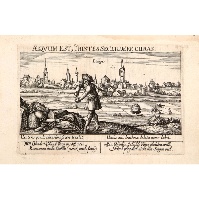 Aeqvum est, tristes secludere curas (Lianges.)