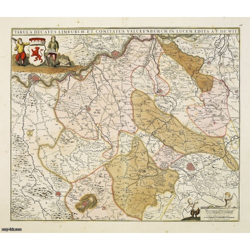 Tabula ducatus Limburch et comitatus Valckenburch. . .