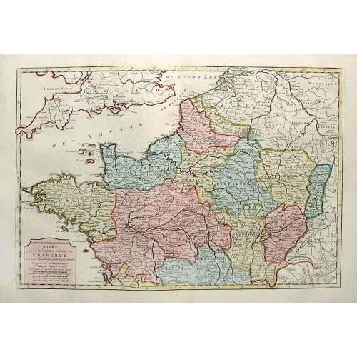 [Lot of 15 maps/plans of northern France] Gouvernement d' Orleans et la Generalite divisee en ses Elections.