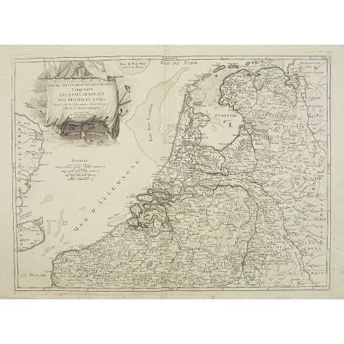 Partie septentrionale des Pays-Bas comprenant .. des provinces unies. . .