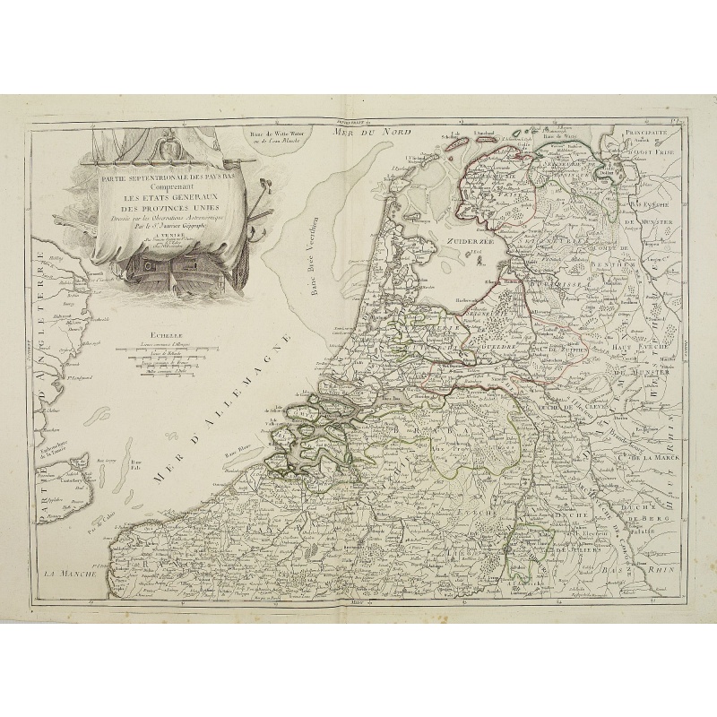Partie septentrionale des Pays-Bas comprenant .. des provinces unies. . .