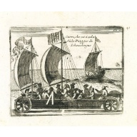 Carro, che uà à vela Su le Piagge di Schevelingue.