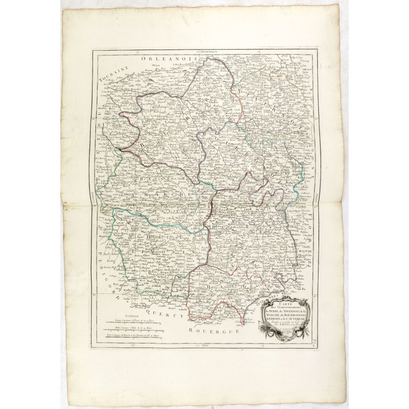 Gouvernements de Berri, du Nivernois,de la Marche, Limousin..