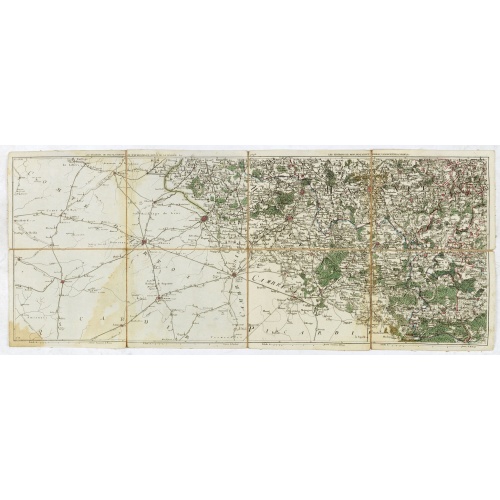 Les environs de Mons, Beaumont, Chimay, Valenciennes, Condé, &c.