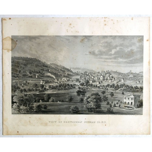 View of Brewsters' Putnam Co.N.Y.