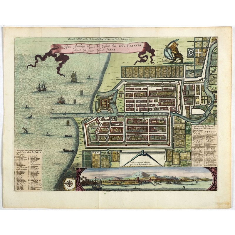 Ware affbeeldinge wegens het casteel ende stadt Batavia. . .