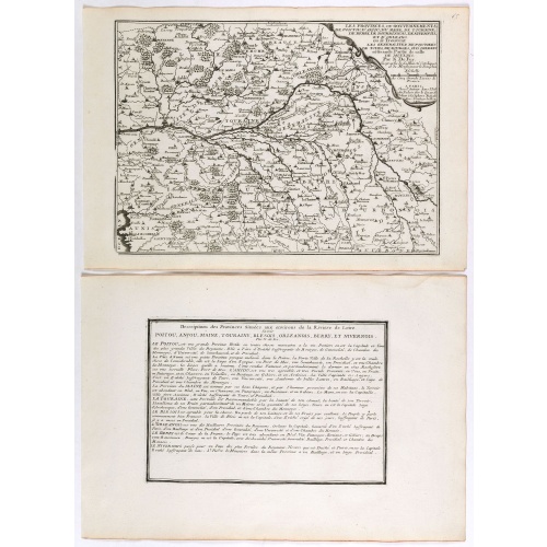 Les Provinces, ou Gouvernement de Poictou, d'Anjou, du Maine, De Touraine . . .