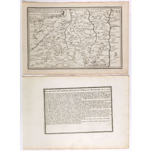 Gouvernement general du Lionnois, generalitez de Lion et de Riom . . .