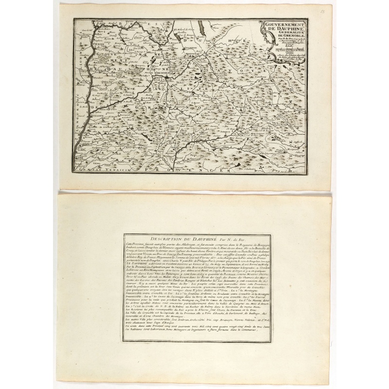 Gouvernement de Dauphiné, Generalité de Grenoble.