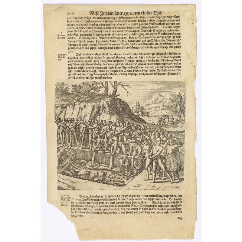 [How the Inca nobility are buried] / [Bridge of Huaynacapaco]