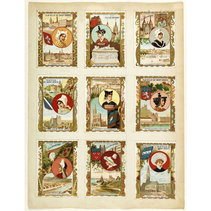 [Les anciennes provinces Françaises à la ville de Saint Denis].