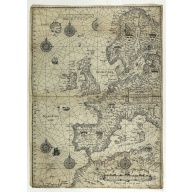 Universe Europae Maritime Eiusque Navigationis Descriptio. Generale Pascaerte van Europa . . .