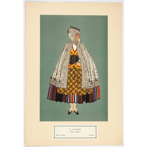 Femme de Barèges (106, La Gascogne).