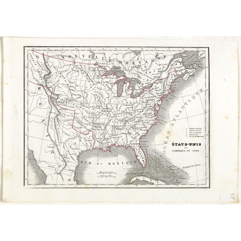 Etats-Unis de l'Amérique du nord.