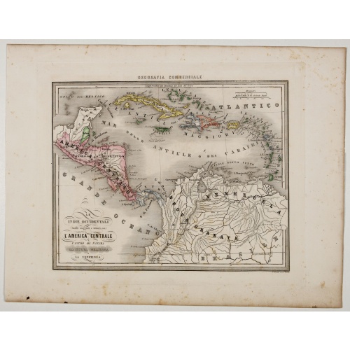 Le Indie Ocidentali ( Antille maggiori e minori, ecc) L'America Centrale . . .