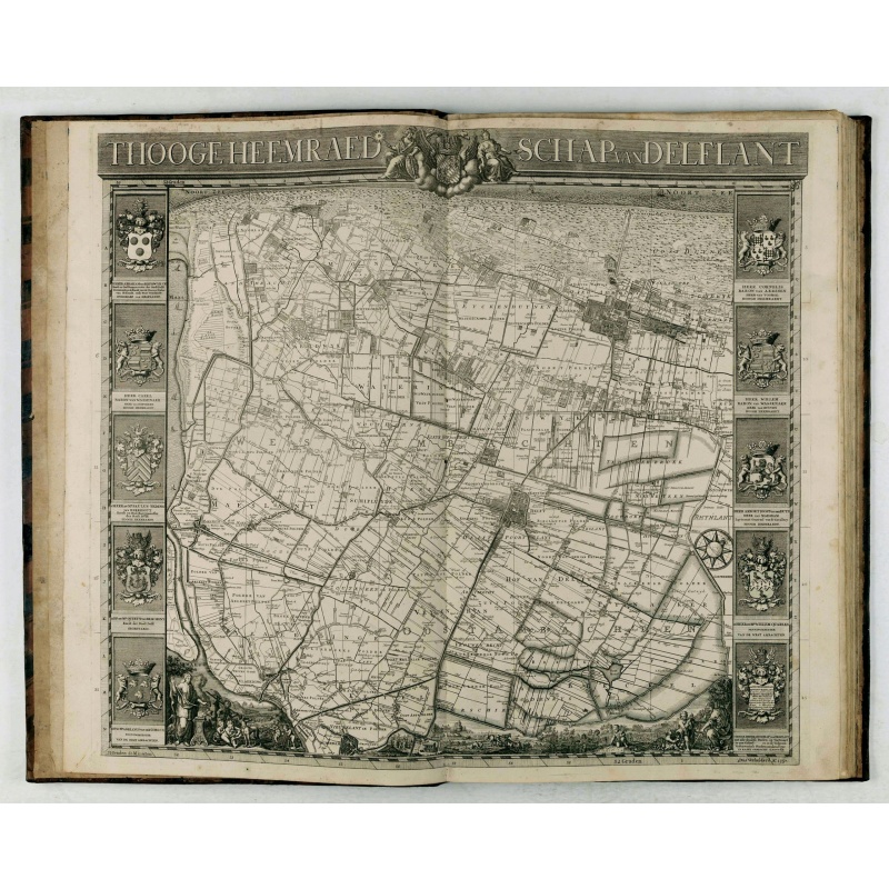't Hooge Heemraedschap van Delfland met alle de Steden, Dorpen, Ambachten, Litmaten, Polders, (etc.).