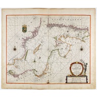 Pas-Caart van de Oost Zee verthooende alle de ghelegenheydt tusschen t Eylandt Rugen ende Wyborg. . .