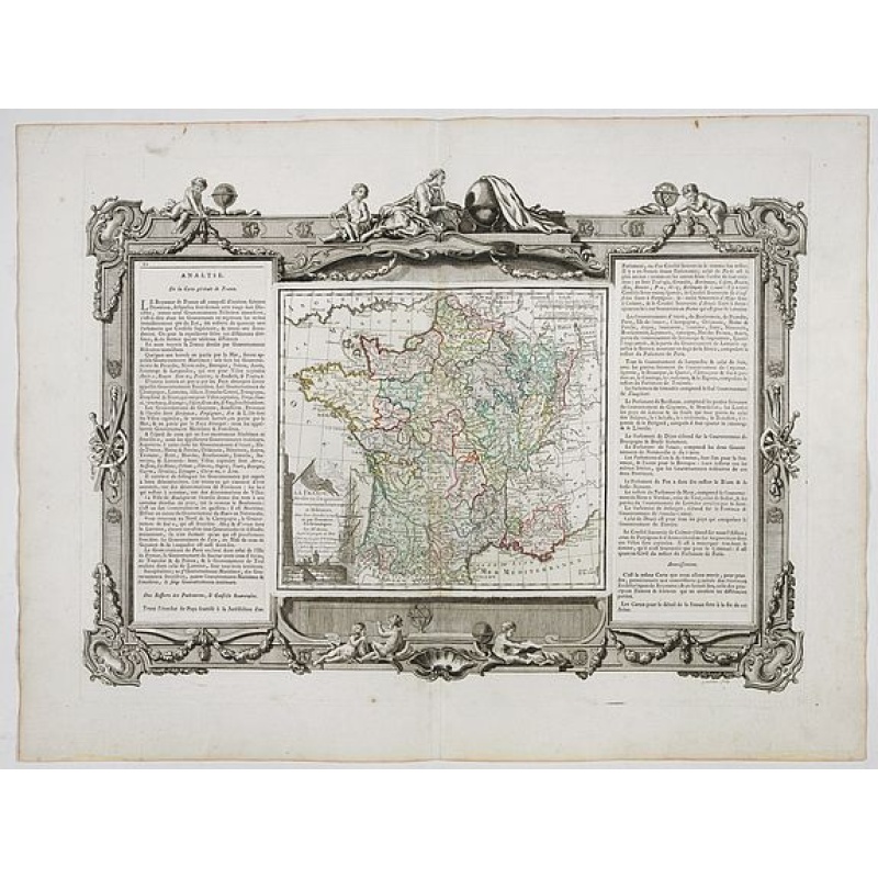 La France Divisée en ses quarante gouvernemens . . .