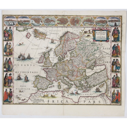Europa recens descripta à Guilielmo Blaeuw.