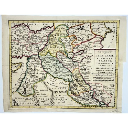 Irak, Arabi, Kurdistan, Diarbek, Turkomania, Syrie en het Heilige Land.