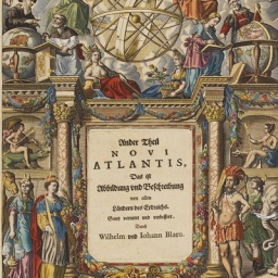 The decorative cartographic title page